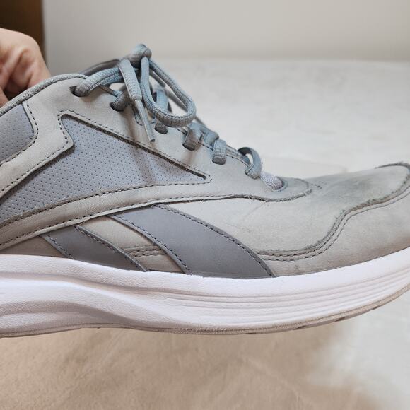 Reebok Walk Ultra 7 DMX Max Shoes Mens 13 Gray White Grey Walking Gym Workout - Picture 11 of 14